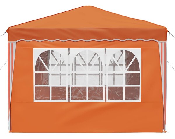VidaXL Parti sátor 288 x 288 x 245 cm Narancssárga Oxford Szövet