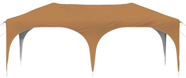 VidaXL Parti sátor 575 x 288 x 245 cm Bézs Oxford Szövet