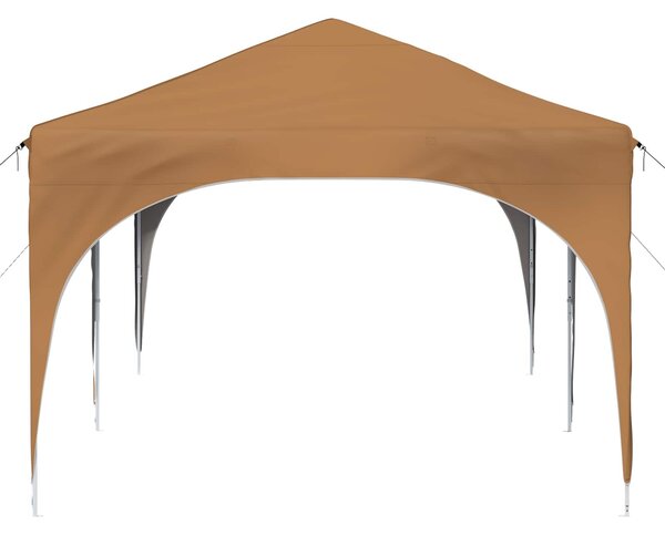 VidaXL Parti sátor 575 x 288 x 245 cm Bézs Oxford Szövet