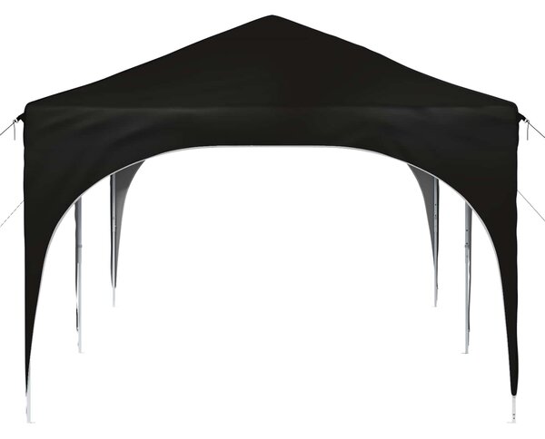 VidaXL Parti sátor 575 x 288 x 245 cm Fekete Oxford Szövet