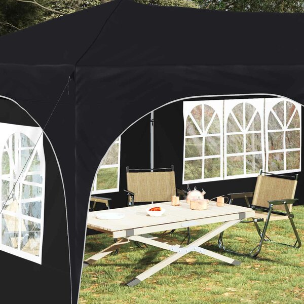 VidaXL Parti sátor 575 x 288 x 245 cm Antracitszürke Oxford Szövet