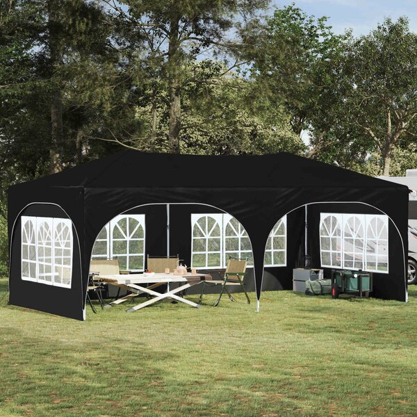 VidaXL Parti sátor 575 x 288 x 245 cm Antracitszürke Oxford Szövet