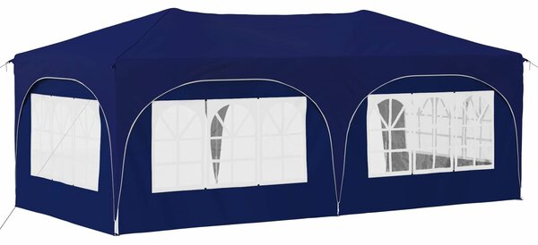 VidaXL Parti sátor 575 x 288 x 245 cm Kék Oxford Szövet