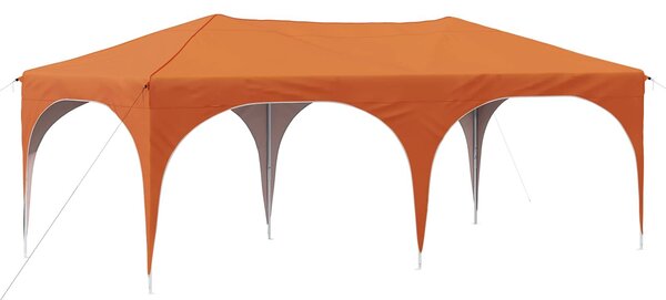 VidaXL Parti sátor 575 x 288 x 245 cm Narancssárga Oxford Szövet