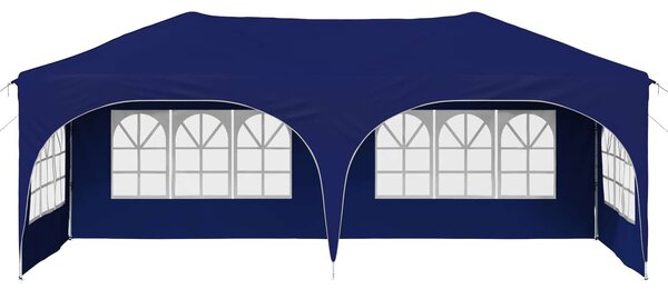VidaXL Parti sátor 575 x 288 x 245 cm Kék Oxford Szövet