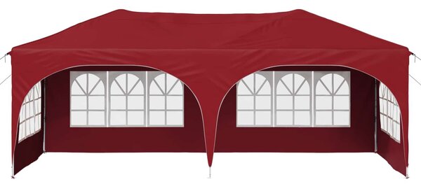 VidaXL Parti sátor 575 x 288 x 245 cm Burgundi Oxford Szövet