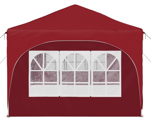 VidaXL Parti sátor 575 x 288 x 245 cm Burgundi Oxford Szövet