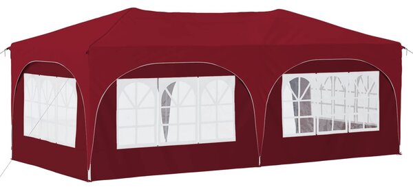 VidaXL Parti sátor 575 x 288 x 245 cm Burgundi Oxford Szövet