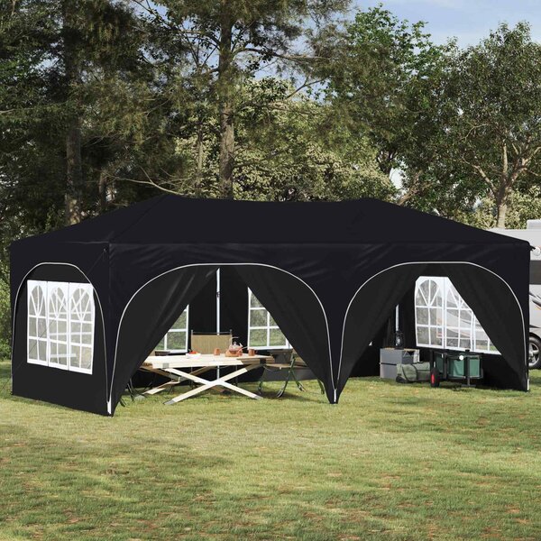 VidaXL Parti sátor 575 x 288 x 245 cm Antracitszürke Oxford Szövet