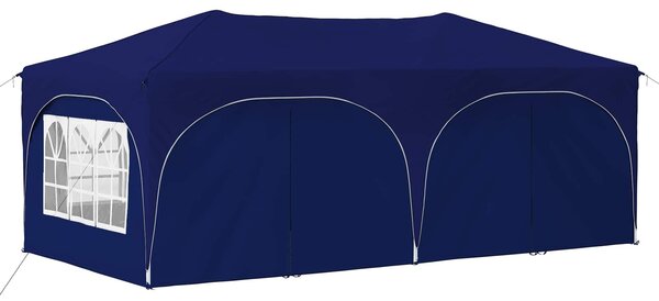VidaXL Parti sátor 575 x 288 x 245 cm Kék Oxford Szövet