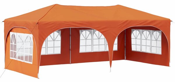 VidaXL Parti sátor 575 x 288 x 245 cm Narancssárga Oxford Szövet