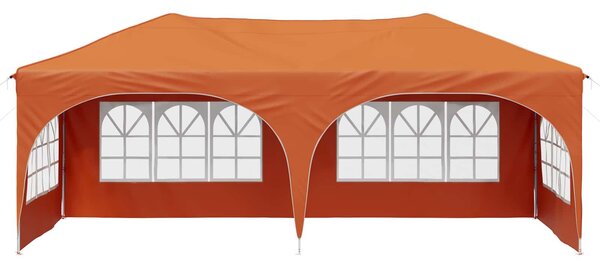 VidaXL Parti sátor 575 x 288 x 245 cm Narancssárga Oxford Szövet