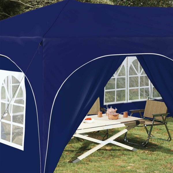 VidaXL Parti sátor 575 x 288 x 245 cm Kék Oxford Szövet