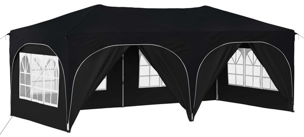 VidaXL Parti sátor 575 x 288 x 245 cm Antracitszürke Oxford Szövet