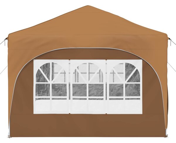 VidaXL Parti sátor 575 x 288 x 245 cm Bézs Oxford Szövet