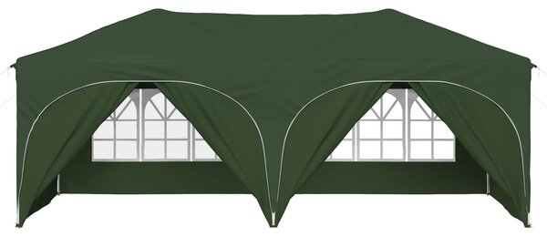 VidaXL Parti sátor 575 x 288 x 245 cm Zöld Oxford Szövet
