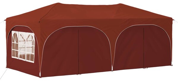 VidaXL Parti sátor 575 x 288 x 245 cm Terrakotta Oxford Szövet