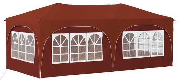 VidaXL Parti sátor 575 x 288 x 245 cm Terrakotta Oxford Szövet