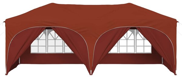 VidaXL Parti sátor 575 x 288 x 245 cm Terrakotta Oxford Szövet