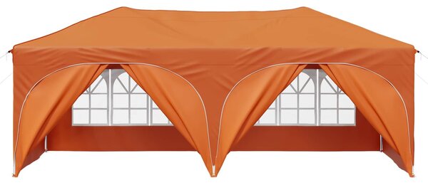 VidaXL Parti sátor 575 x 288 x 245 cm Narancssárga Oxford Szövet