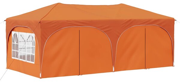 VidaXL Parti sátor 575 x 288 x 245 cm Narancssárga Oxford Szövet