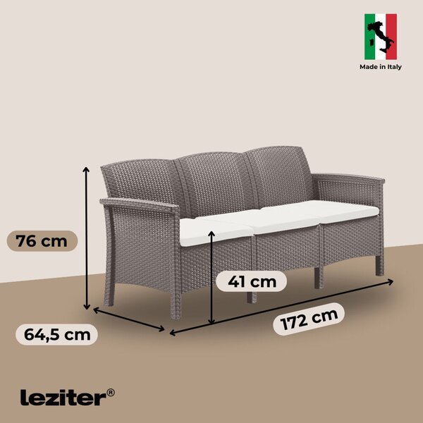 Leziter Venus II Large 7 személyes kerti bútor garnitúra cappuccino