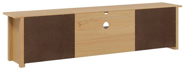 VidaXL TV állvány HILL Méz barna 158 x 40 x 39.5 cm Tömör fenyő