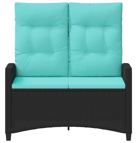 VidaXL Kerti pad párnával 105 x 60 x 112 cm acél