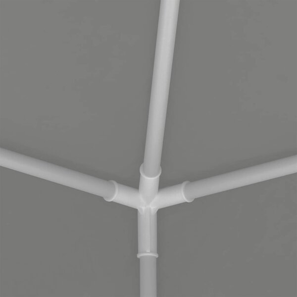 VidaXL Partysátor Világosszürke 250 x 250 x 240 cm PE és acél