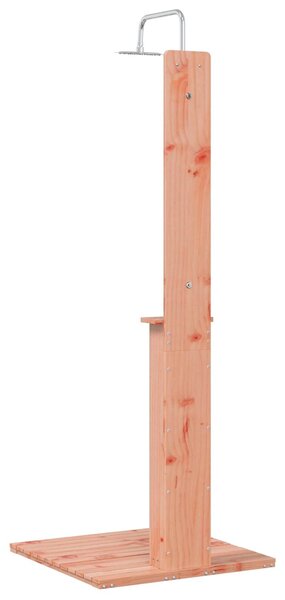 VidaXL Kültéri zuhany 206 cm Tömör Douglas fenyő és rozsdamentes acél