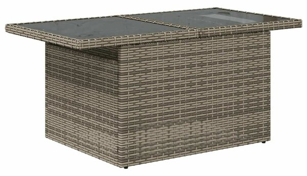 VidaXL Polyrattan Kerti Ülőgarnitúra - 11 részes - Szürke
