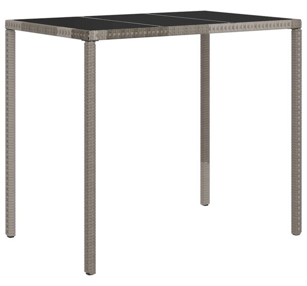 6 részes szürke polyrattan kerti ülőgarnitúra párnákkal