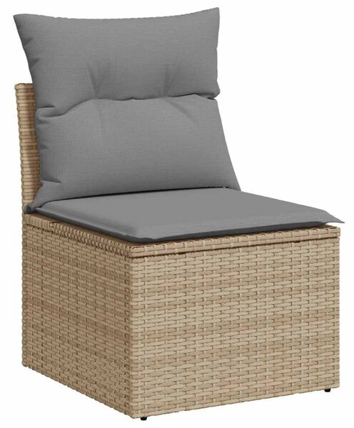 VidaXL Polyrattan Kerti Ülőgarnitúra - 6 részes - Bézs