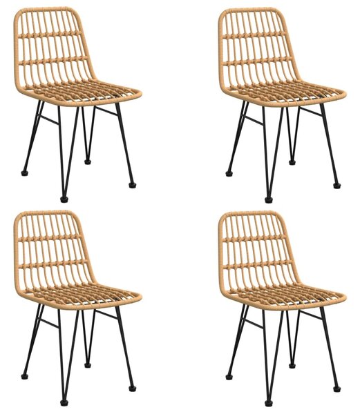 5 részes polyrattan kerti étkezőgarnitúra