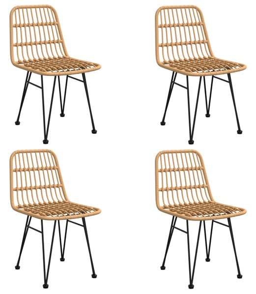 5 részes polyrattan kerti étkezőgarnitúra
