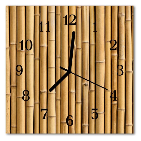 Szögletes fali üvegóra Bambusz 30x30