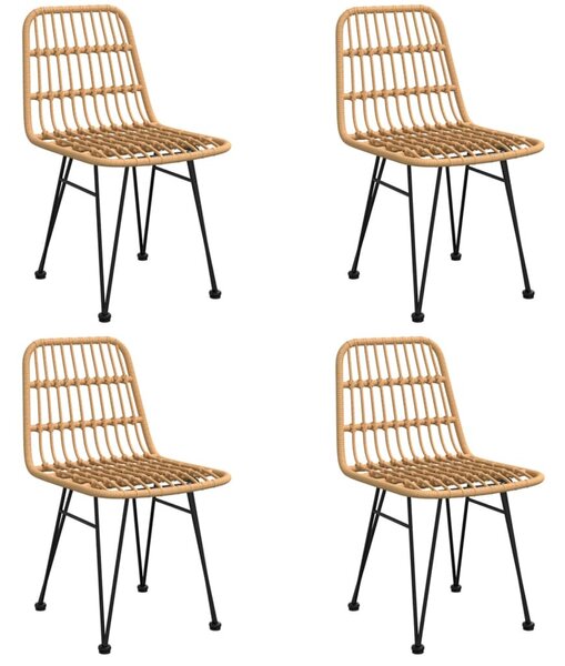 5 részes polyrattan kerti étkezőgarnitúra