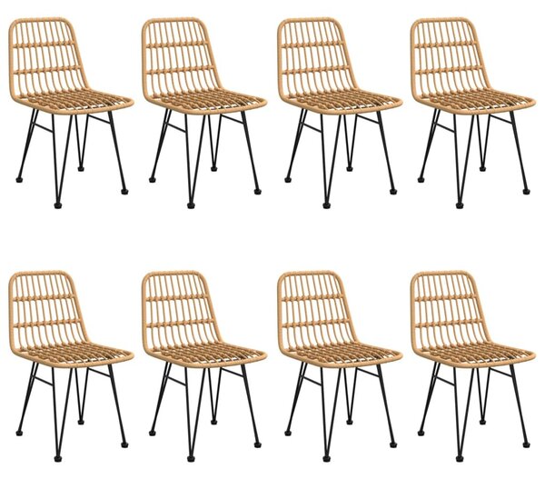 9 részes polyrattan kerti étkezőgarnitúra