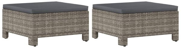 6 részes szürke polyrattan kerti ülőgarnitúra párnákkal