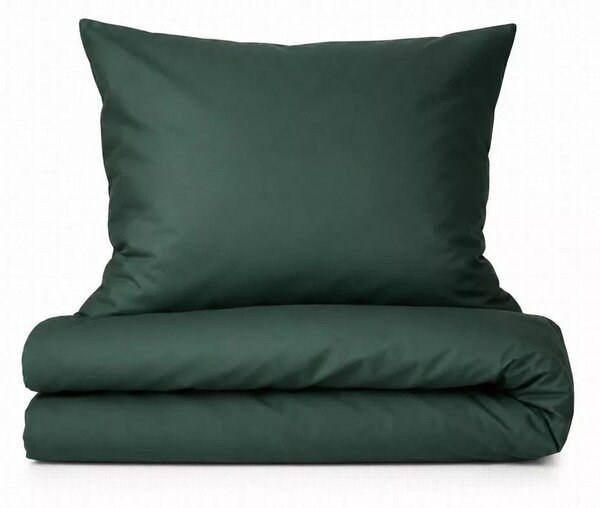 Polášek Pamut szatén ágynemű - Dark green | 140 x 200 cm / 70 x 90 cm