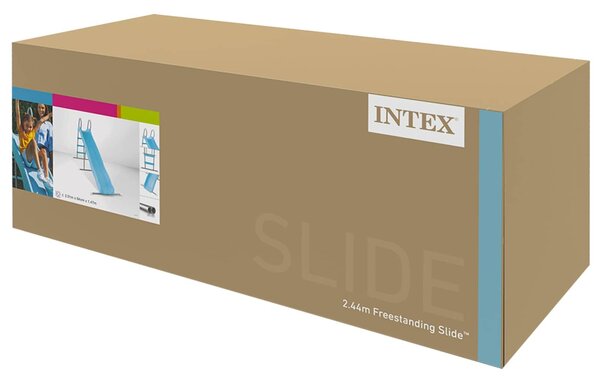 INTEX Önálló Csúszda Világoskék 2,44 m PP és acél