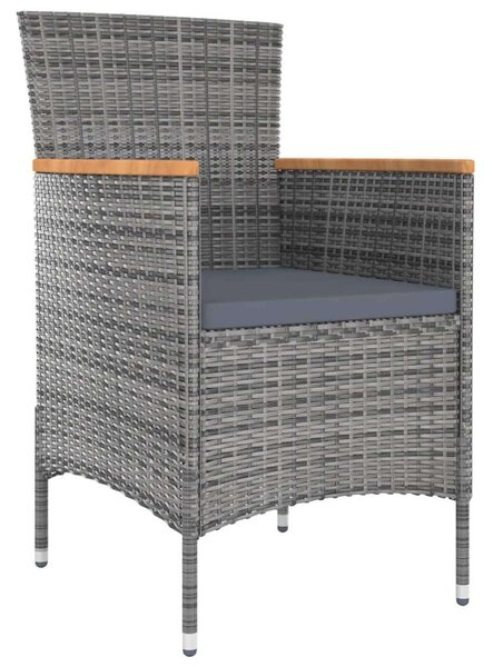 VidaXL Kültéri Étkezőgarnitúra - 9 személyes - Polyrattan