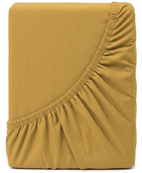 4Home IDEAL jersey lepedő mustár, 200–220 x 200 cm, 200–220 x 200 cm