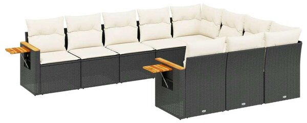 VidaXL Polyrattan Kerti Ülőgarnitúra - 10 részes