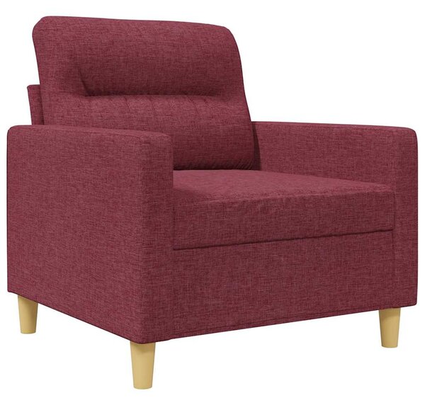 Bordó szövet kanapéfotel 60 cm