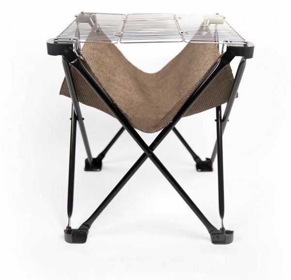 Összecsukható grill, DesignNest, Folding Fire BBQ + Campfire, fekete