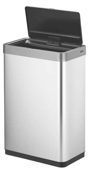 Érzékelős szemeteskosár, EKO, Mirage X, 2x20 liter, 2 rekesz, rozsdamentes acél