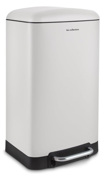 Lépeses szemeteskosár, Les Collectors, N828, 40 liter, 1 rekesz, fehér