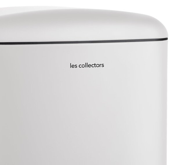 Lépeses szemeteskosár, Les Collectors, N828, 40 liter, 1 rekesz, fehér