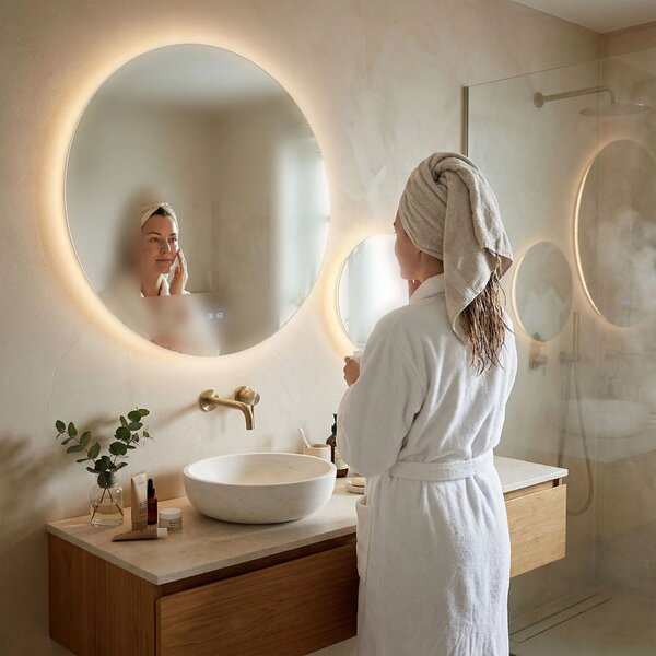 LED Tükör R-8040 80cm + 40cm